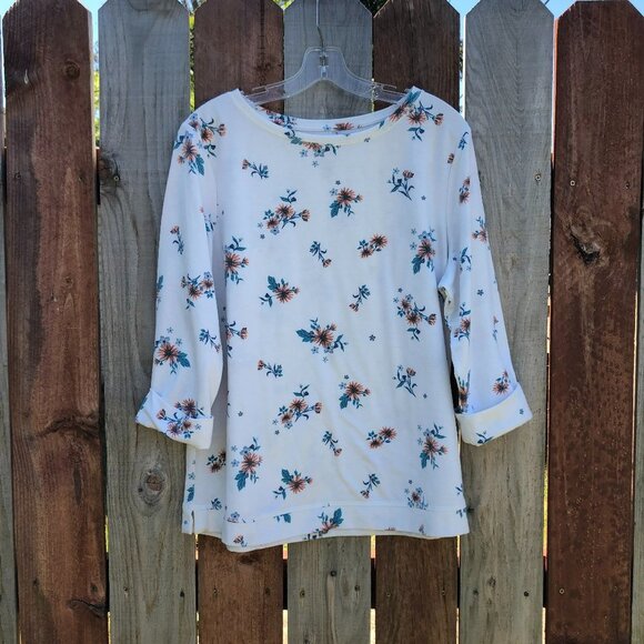 croft & barrow Tops - Croft & Barrow casual floral top cottagecore feminine